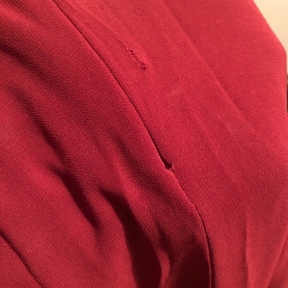 Deep red maxi skirt - Picture 5 of 6